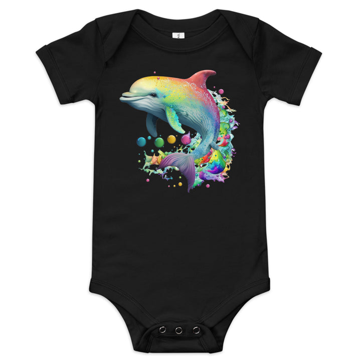 Baby short sleeve one piece Dolphin 5