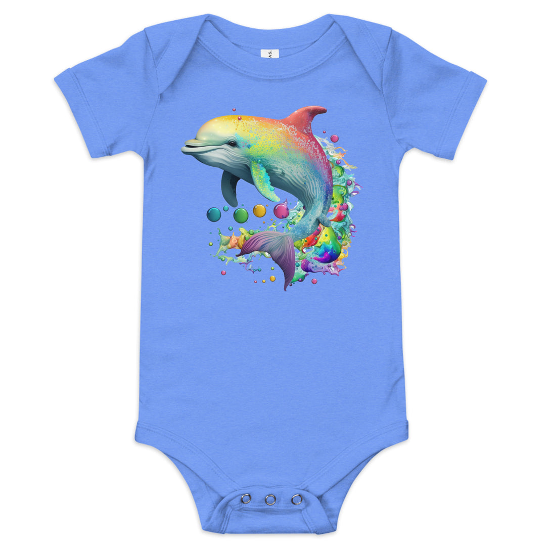 Baby short sleeve one piece Dolphin 5