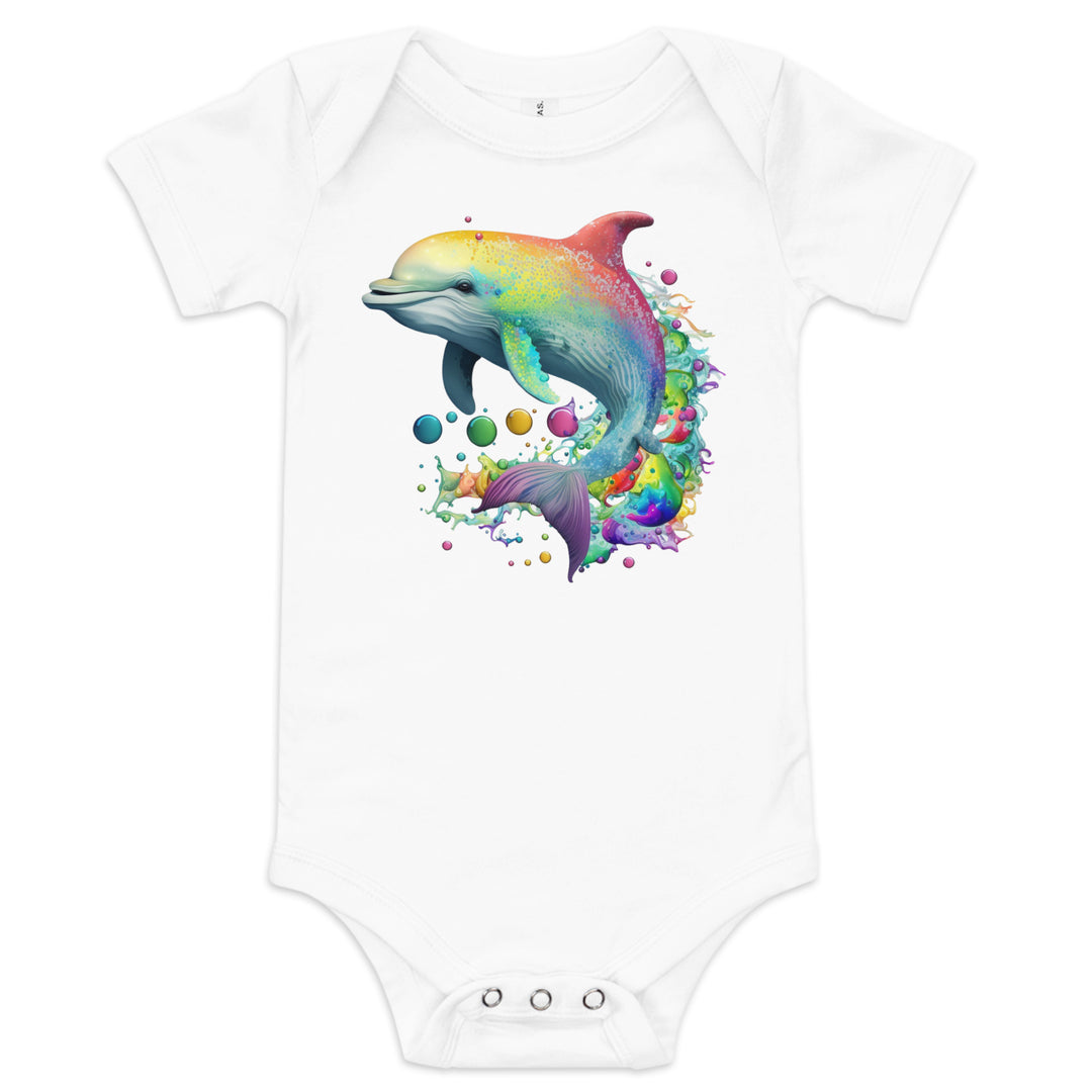 Baby short sleeve one piece Dolphin 5