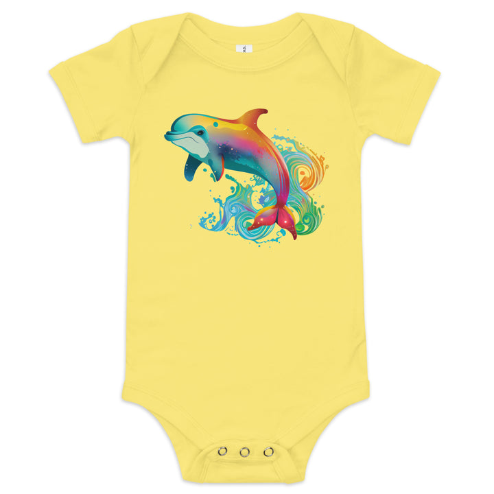 Baby short sleeve one piece dolphin 7