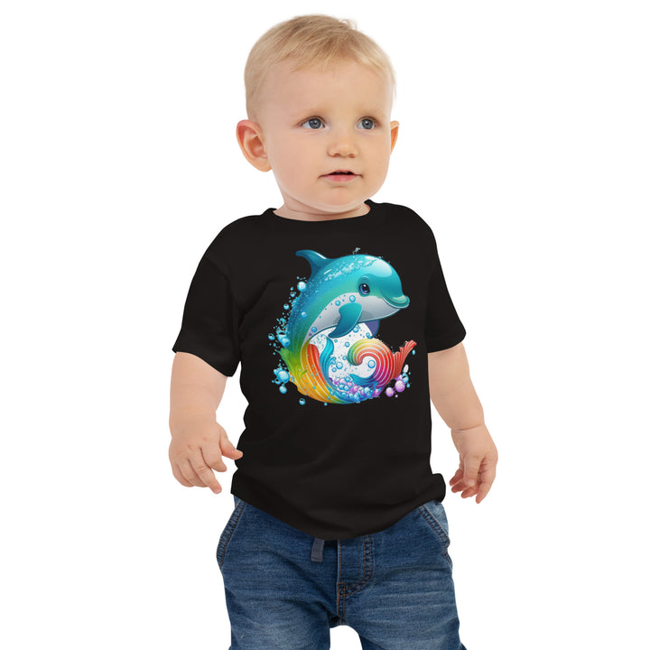 DOLPHIN-4 Baby Jersey Short Sleeve Tee