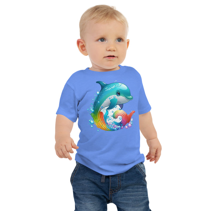 DOLPHIN-4 Baby Jersey Short Sleeve Tee