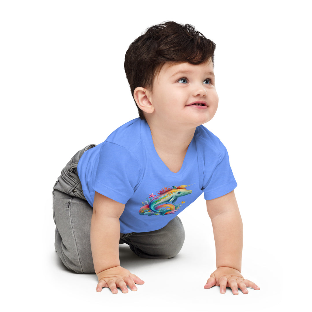 DOLPHIN-6 Baby Jersey Short Sleeve Tee