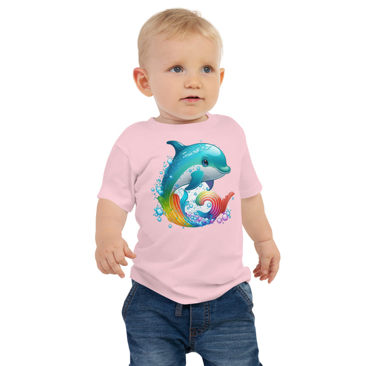 DOLPHIN-4 Baby Jersey Short Sleeve Tee