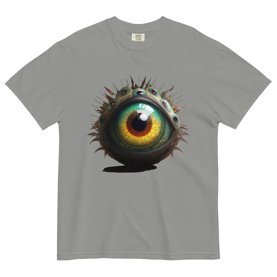 Unisex garment-dyed heavyweight Eye f-22 t-shirt