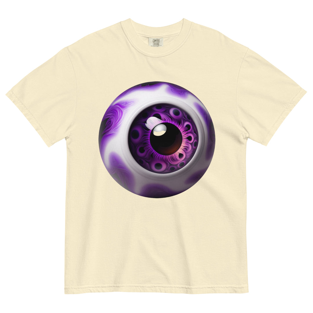 Unisex garment-dyed heavyweight Eye f 23 t-shirt