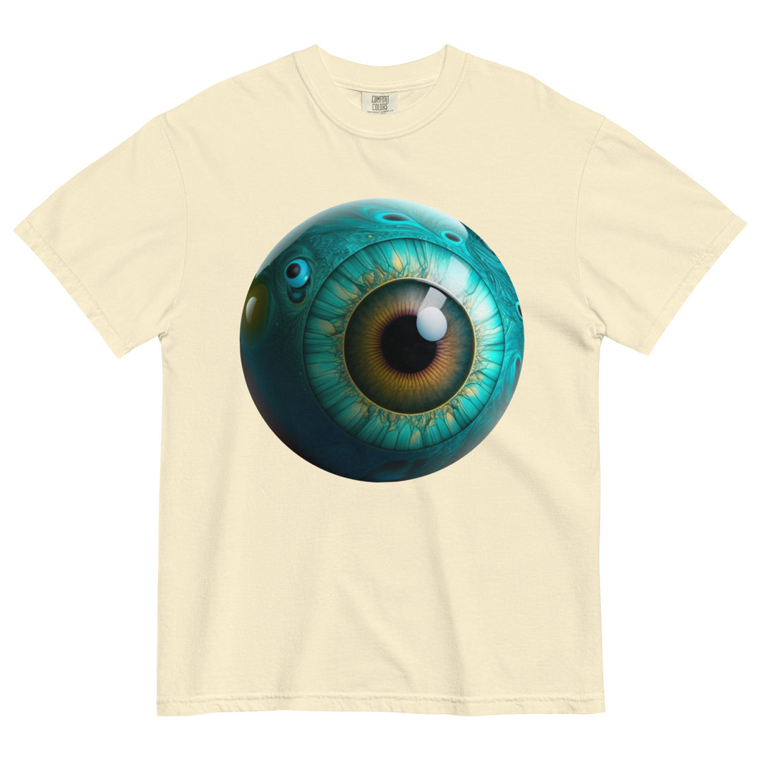 Unisex garment-dyed heavyweight Eye f-4 t-shirt