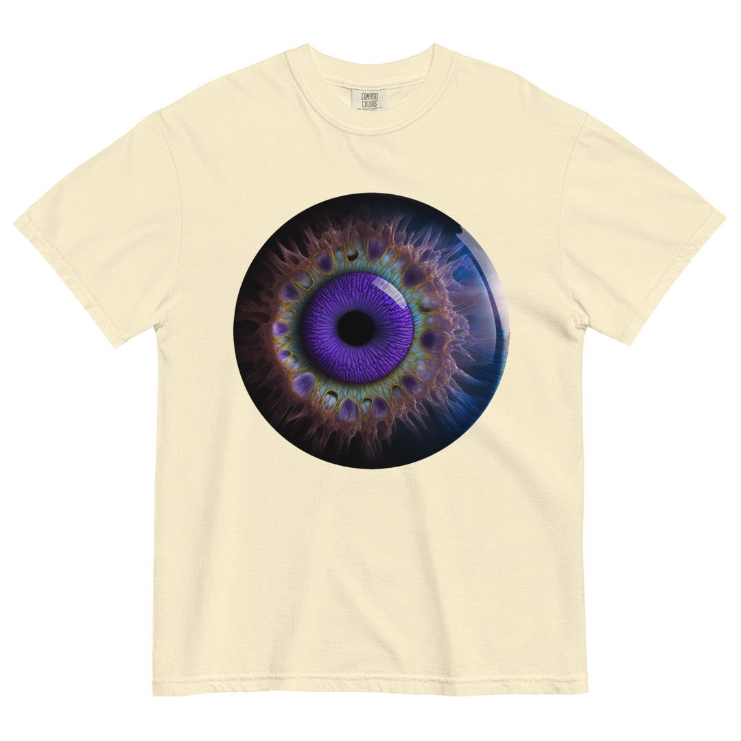 Unisex garment-dyed heavyweight Eye f-15 t-shirt