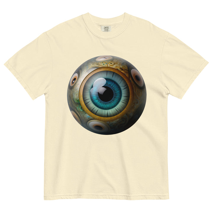 Unisex garment-dyed heavyweight Eye f-19 t-shirt