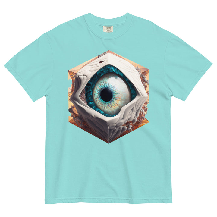 Unisex garment-dyed heavyweight Eye f-6 t-shirt