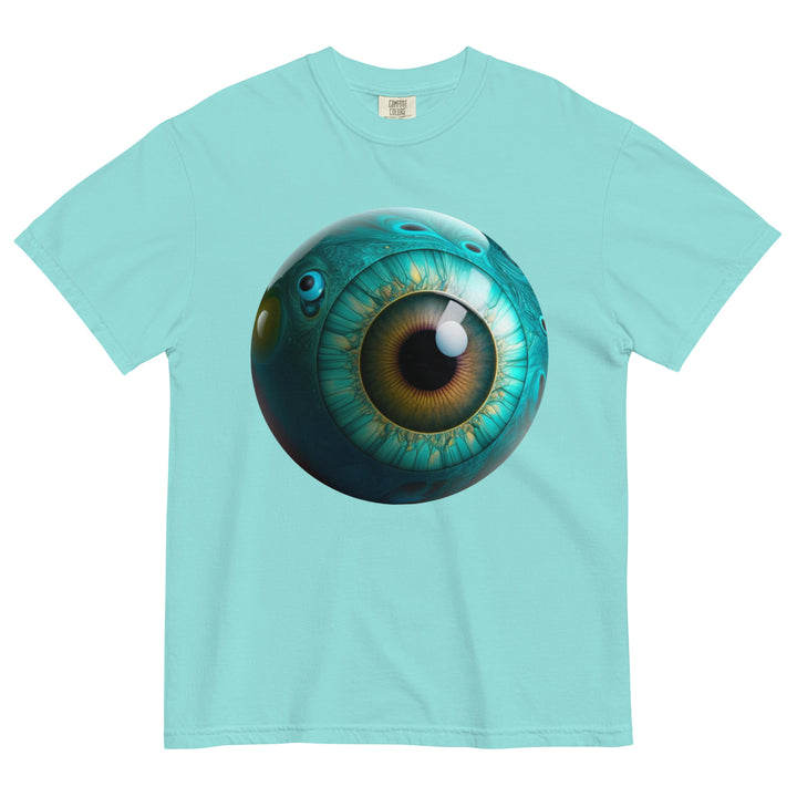 Unisex garment-dyed heavyweight Eye f-4 t-shirt