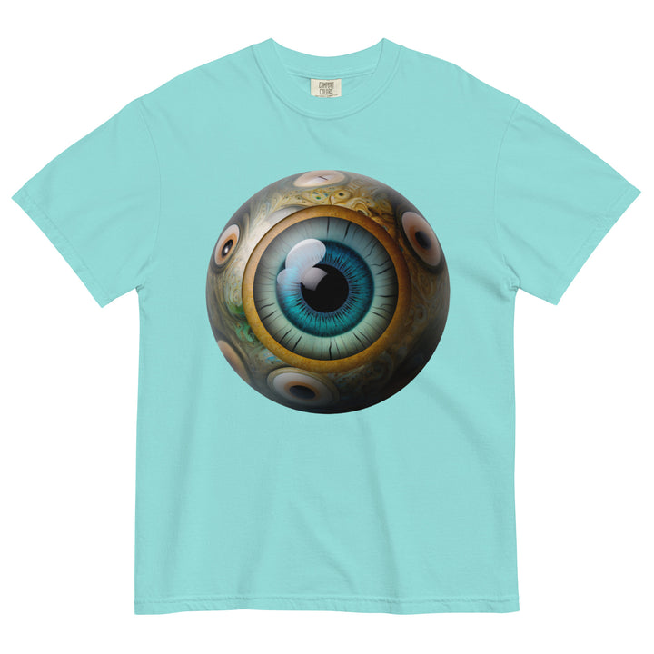 Unisex garment-dyed heavyweight Eye f-19 t-shirt