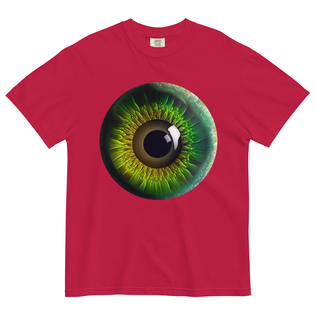 Unisex garment-dyed heavyweight Eye f-18 t-shirt