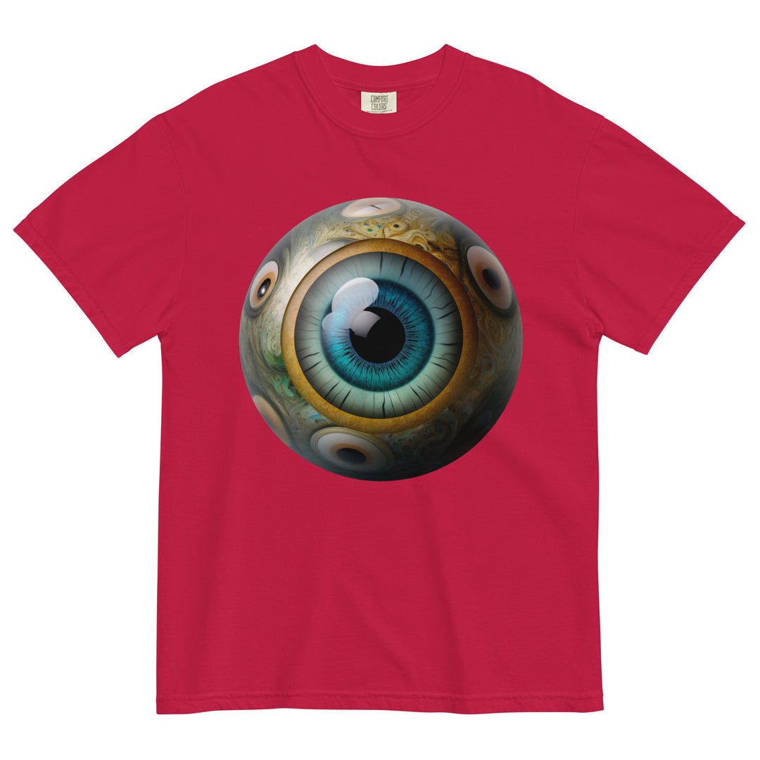 Unisex garment-dyed heavyweight Eye f-19 t-shirt