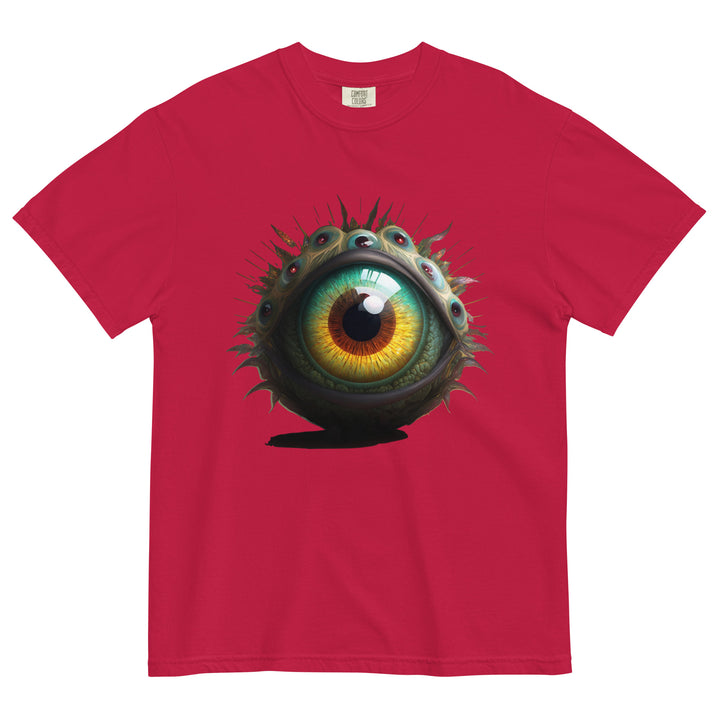 Unisex garment-dyed heavyweight Eye f-22 t-shirt