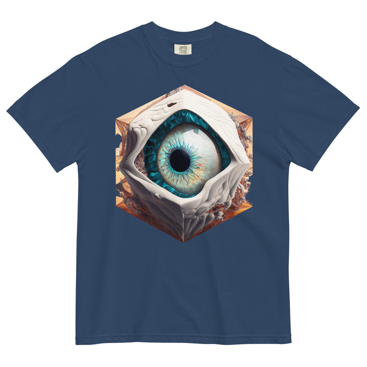 Unisex garment-dyed heavyweight Eye f-6 t-shirt