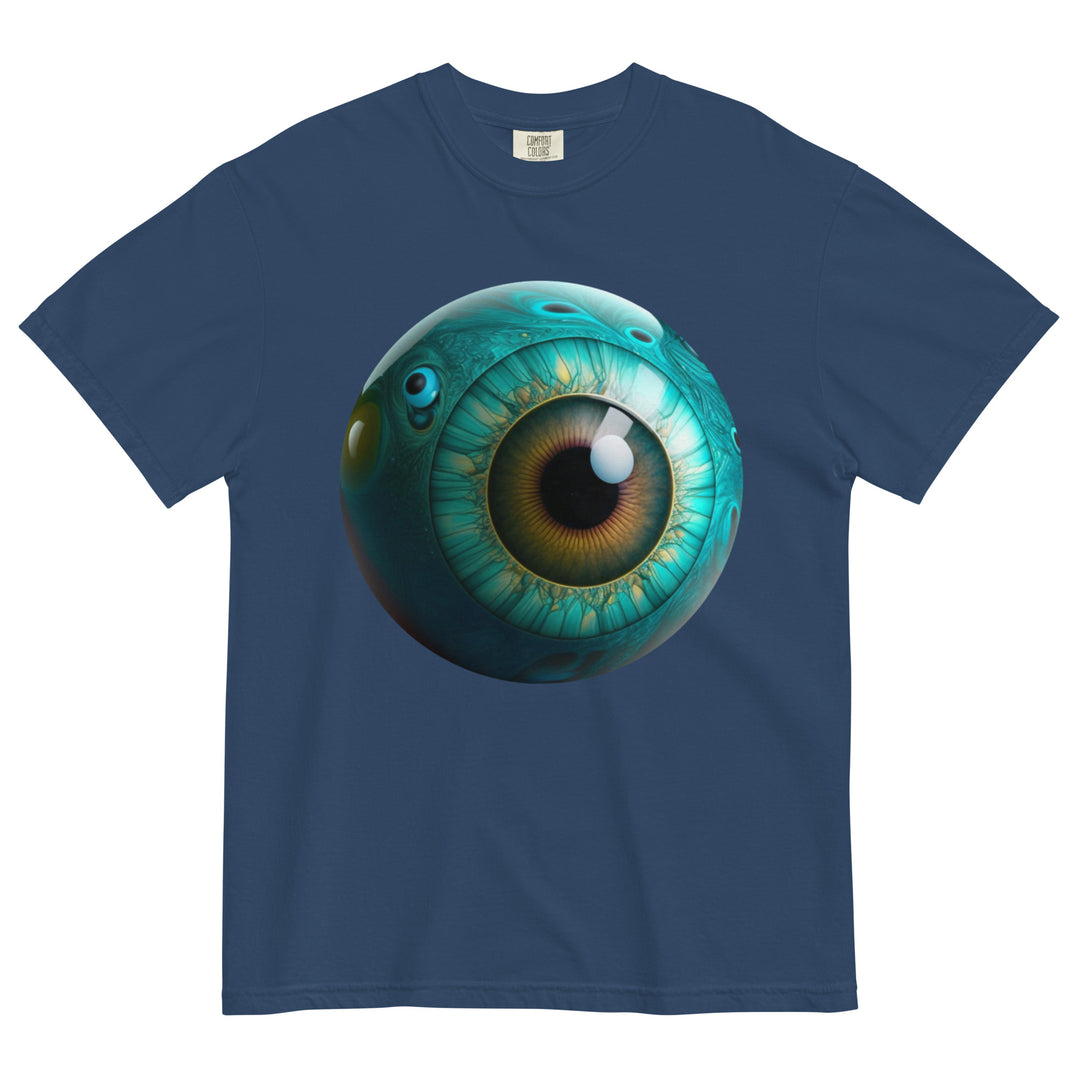 Unisex garment-dyed heavyweight Eye f-4 t-shirt