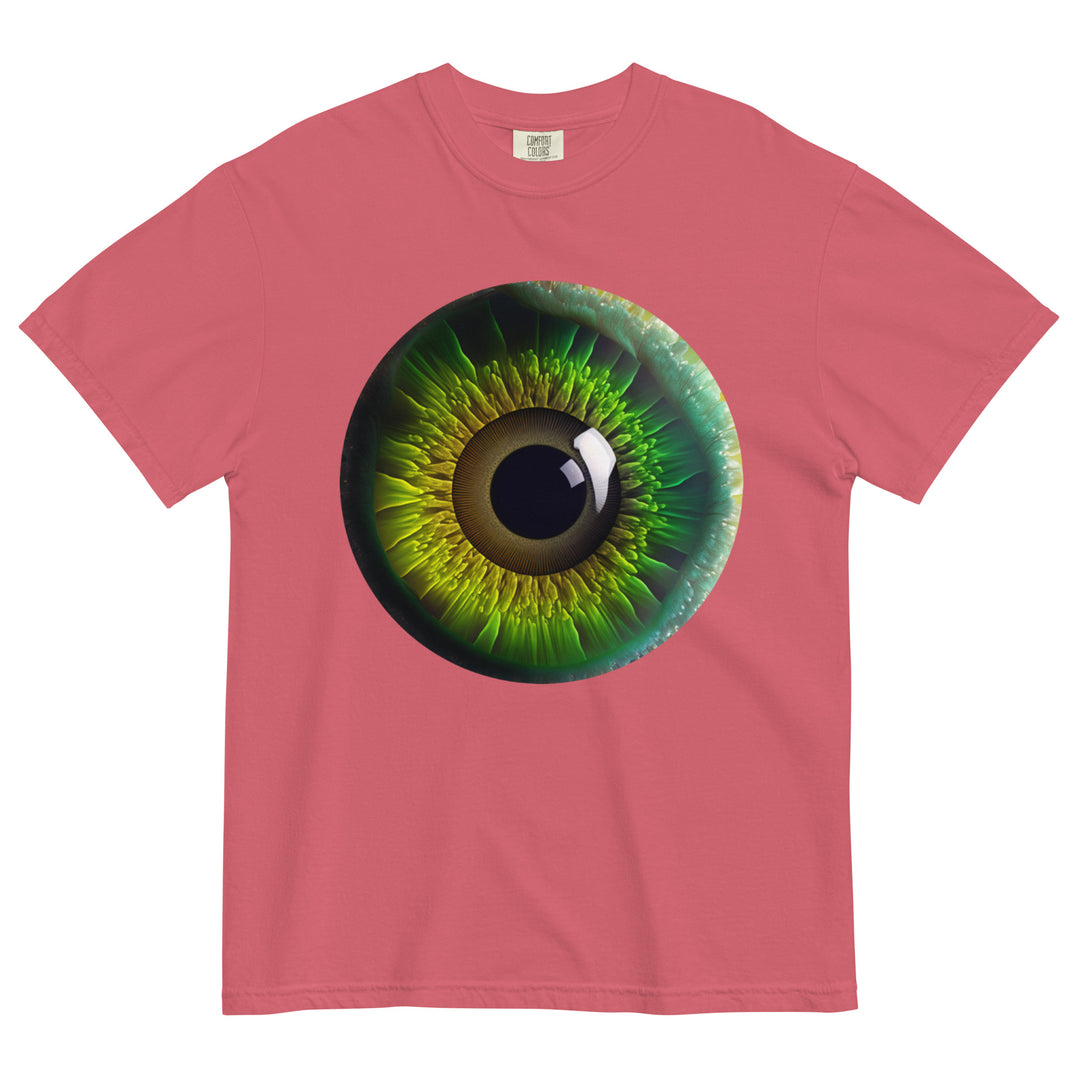 Unisex garment-dyed heavyweight Eye f-18 t-shirt