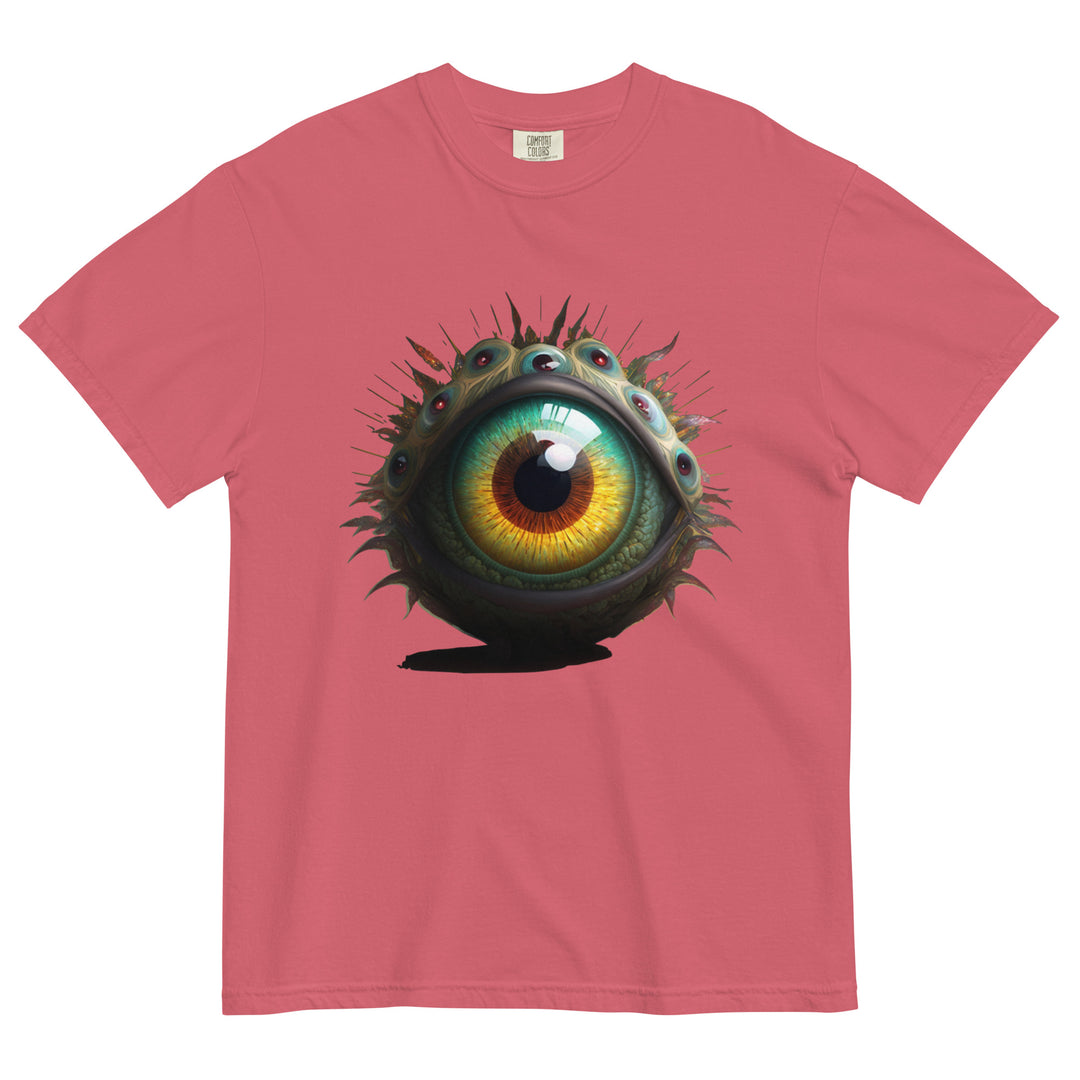 Unisex garment-dyed heavyweight Eye f-22 t-shirt