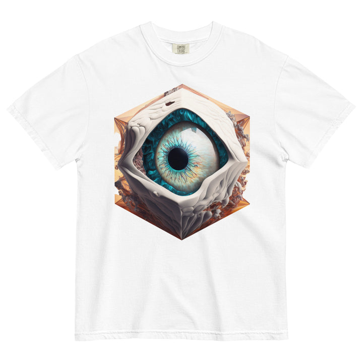 Unisex garment-dyed heavyweight Eye f-6 t-shirt