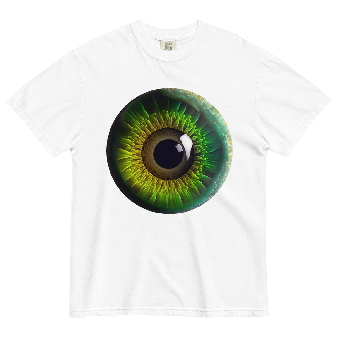 Unisex garment-dyed heavyweight Eye f-18 t-shirt