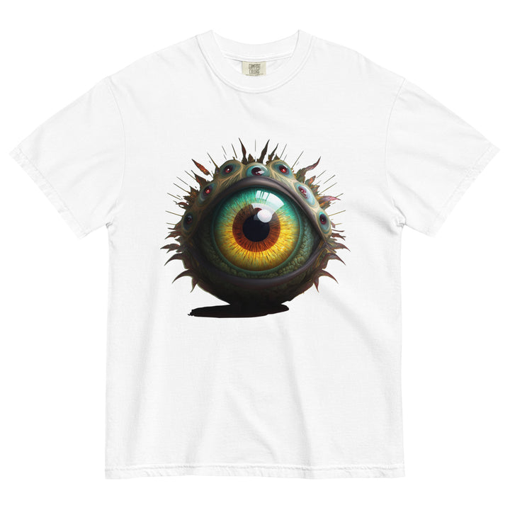 Unisex garment-dyed heavyweight Eye f-22 t-shirt